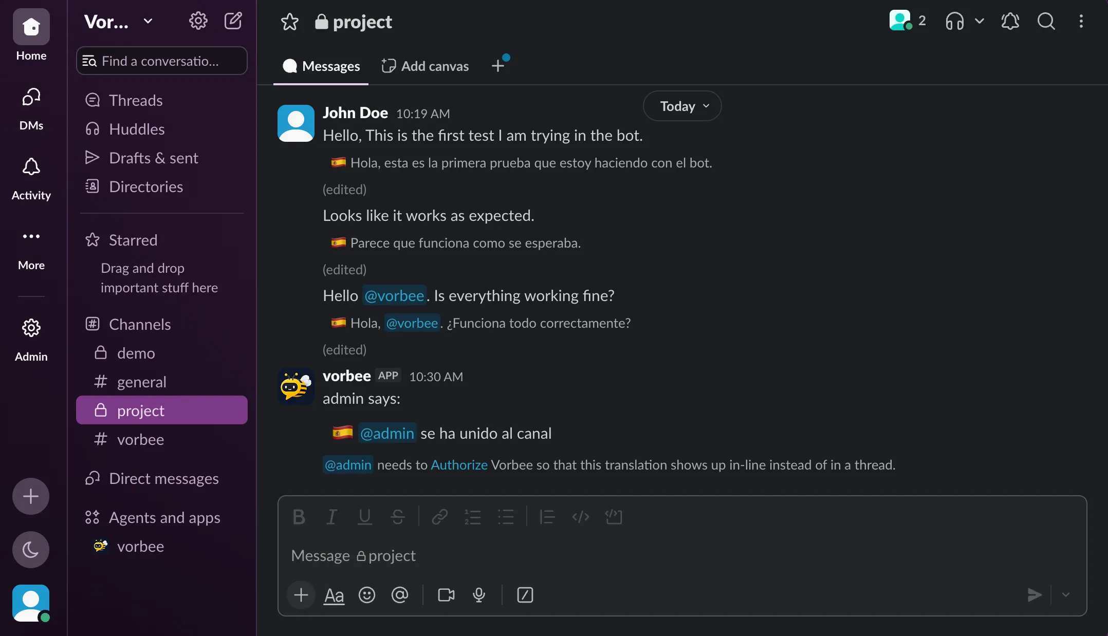 Vorbee Preview
